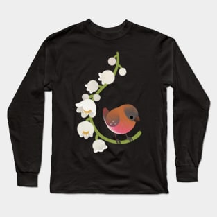 Brown capped rosy finch Long Sleeve T-Shirt